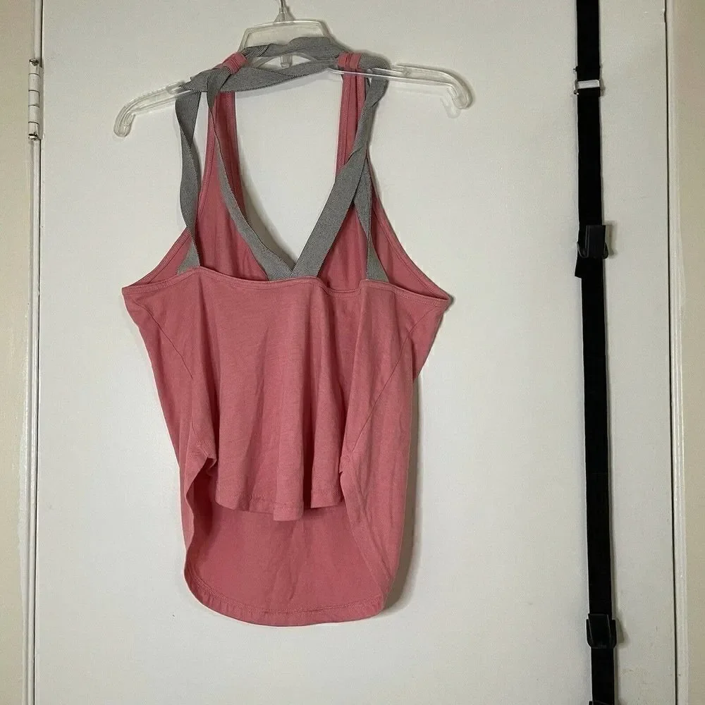 Free People movement strappy trail blazer tank pink size medium